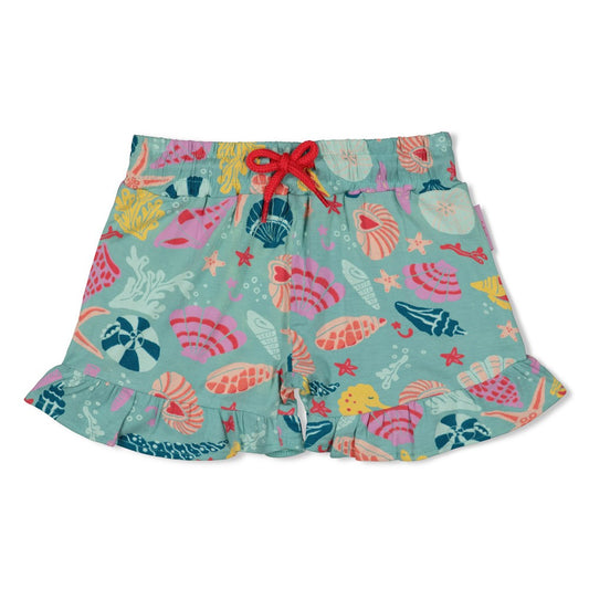 JUBEL Sweatshorts Lazy Lagoon allover jade grün