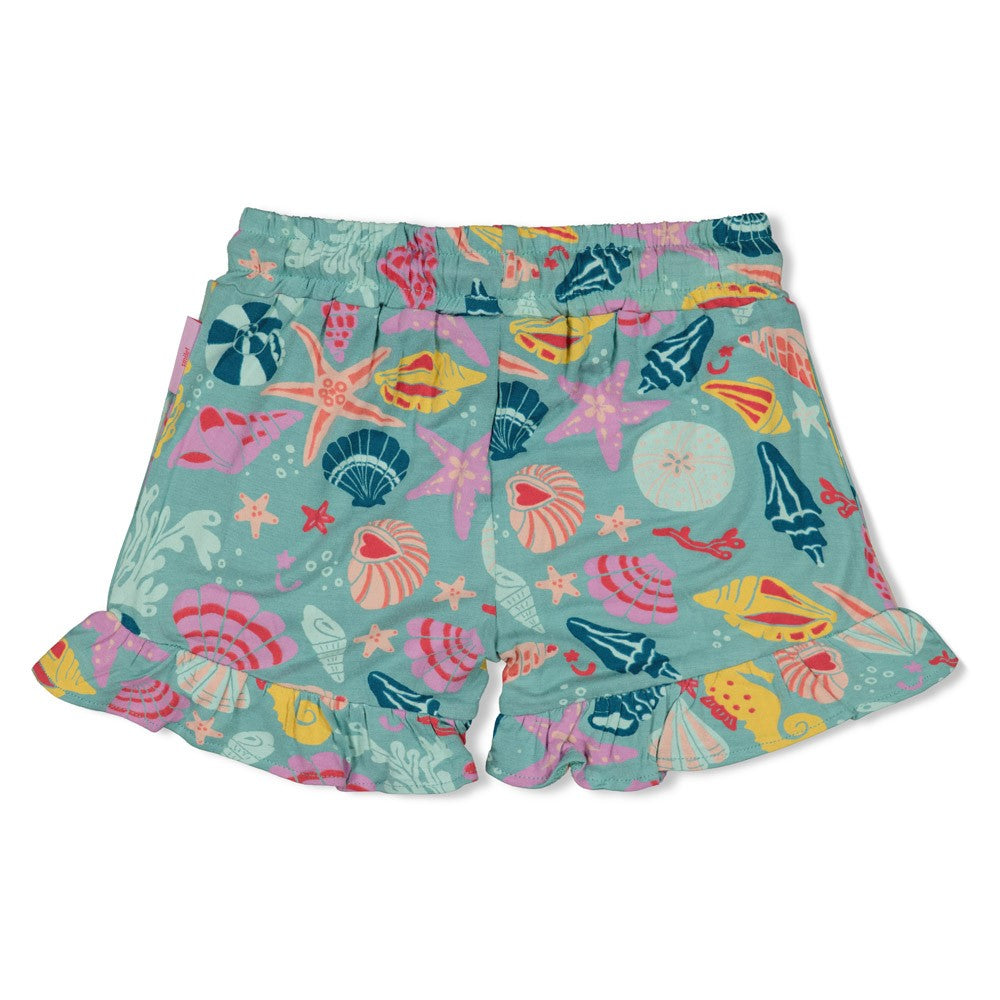 JUBEL Sweatshorts Lazy Lagoon allover jade grün