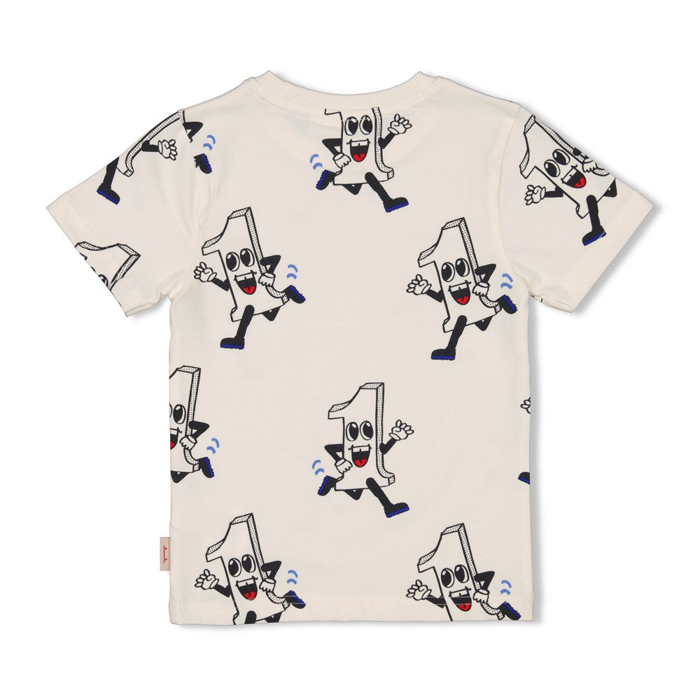 STURDY T-Shirt Run the Day allover natur