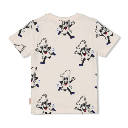 STURDY T-Shirt Run the Day allover natur