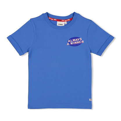 STURDY T-Shirt Run the Day blau