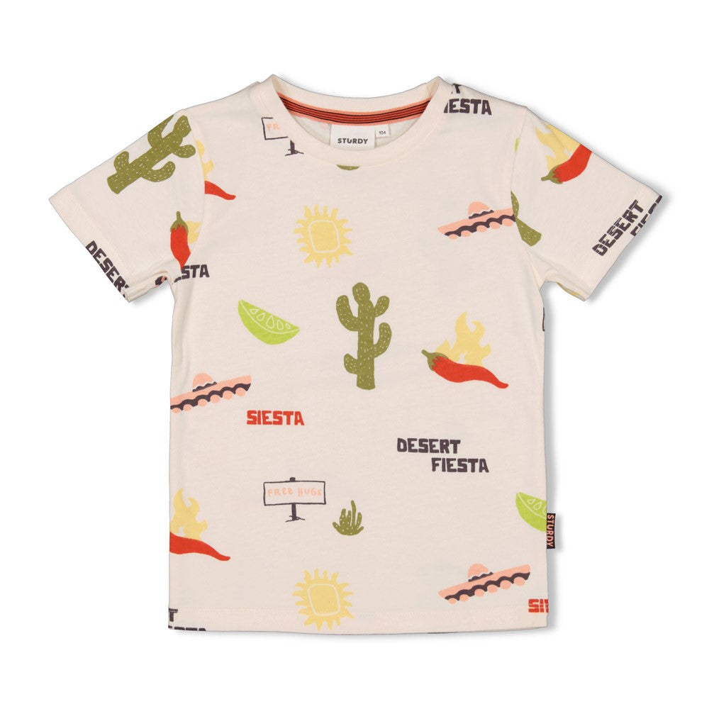 STURDY T-Shirt Desert Fiesta allover natur