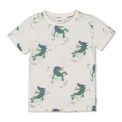 STURDY T-Shirt Lagoon Legends allover weiß
