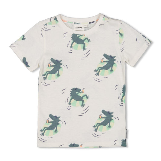 STURDY T-Shirt Lagoon Legends allover weiß