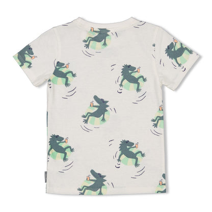 STURDY T-Shirt Lagoon Legends allover weiß