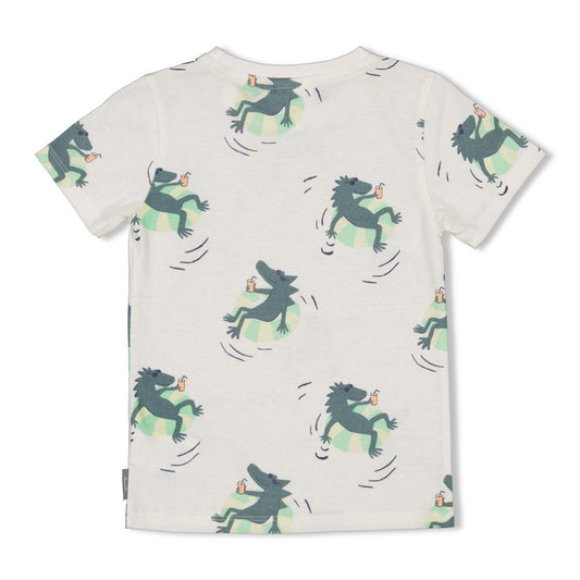 STURDY T-Shirt Lagoon Legends allover weiß