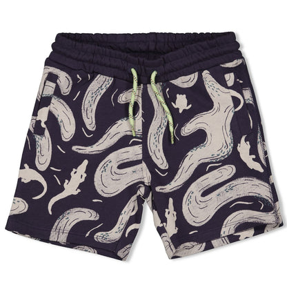 STURDY Sweatshorts Lagoon Legends allover indigo