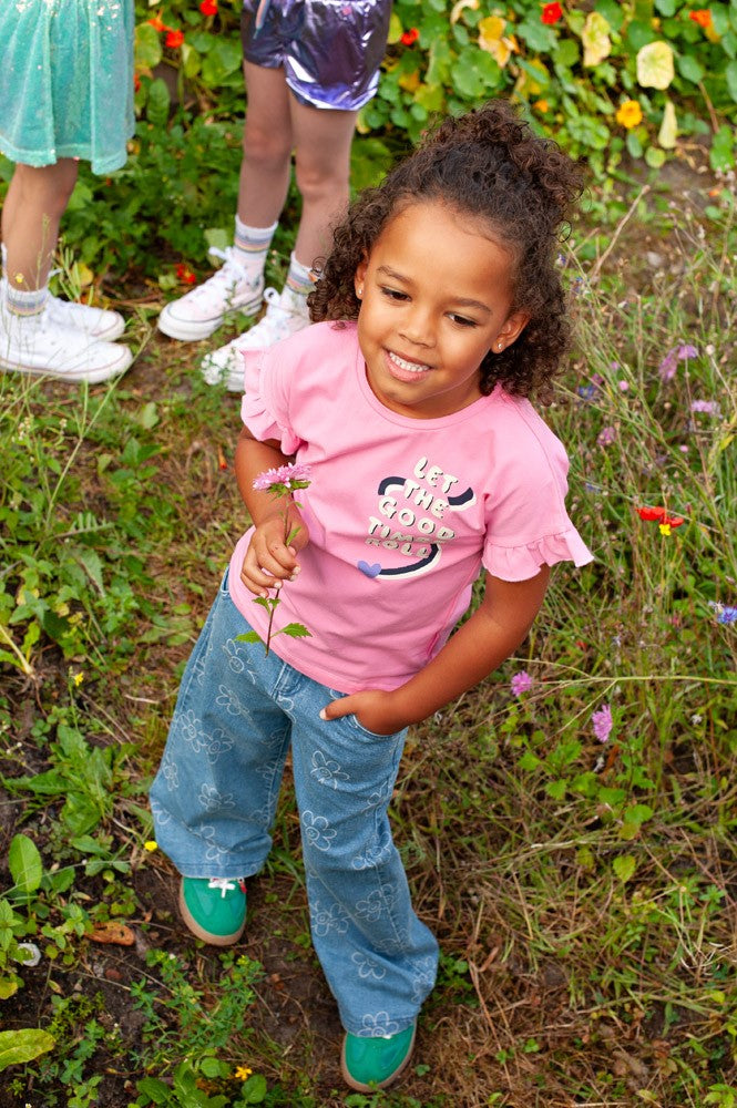 JUBEL Jeans Rolling into Spring Wide Leg denim