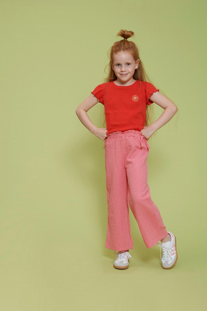 JUBEL Culotte Salsa Sunset Musselin rosa