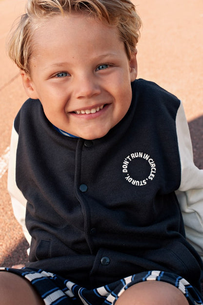 STURDY Sweatjacke Run the Day anthrazit