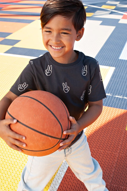 STURDY T-Shirt Run the Day anthrazit