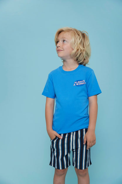 STURDY T-Shirt Run the Day blau