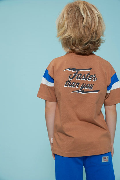 STURDY T-Shirt Run the Day haselnuß