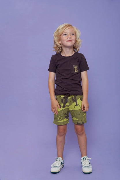 STURDY T-Shirt Desert Fiesta Rückenprint dunkelbraun