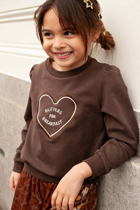 JUBEL Sweatshirt City Chic Herz braun