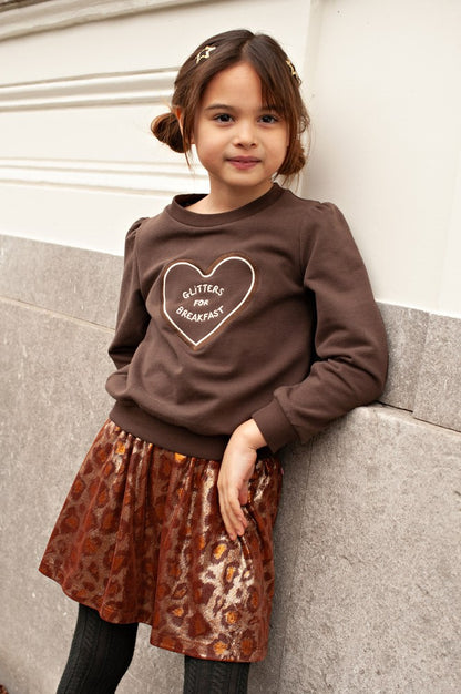 JUBEL Sweatshirt City Chic Herz braun