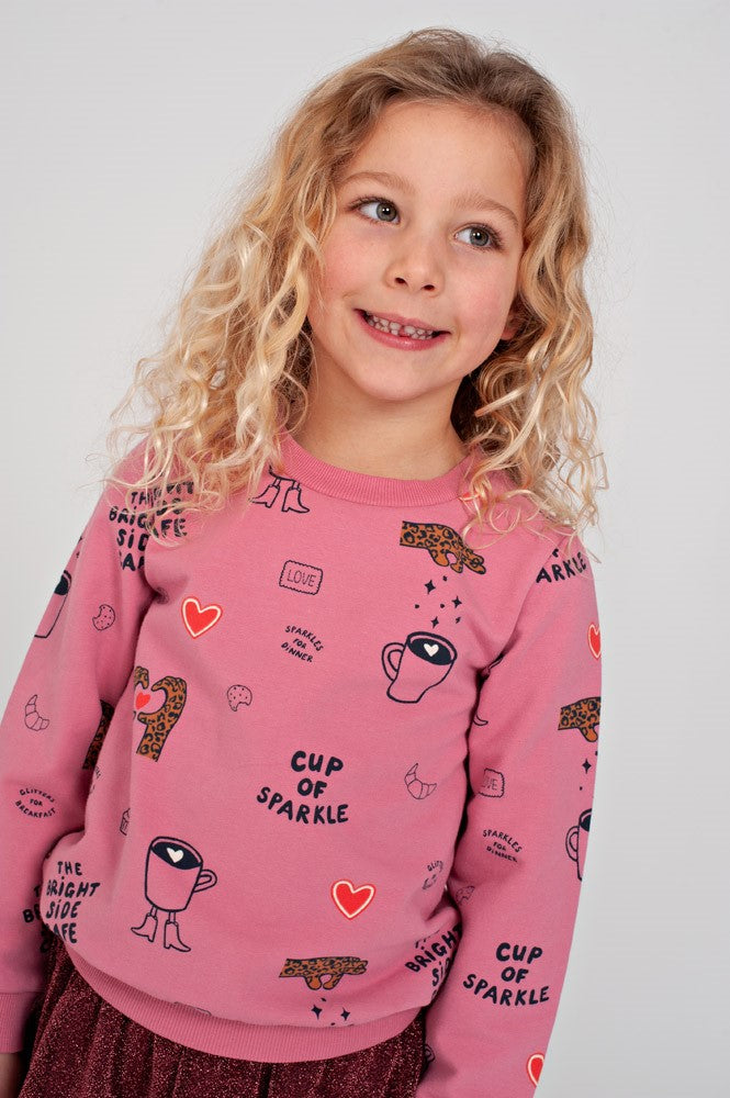 JUBEL Sweatshirt City Chic allover pink