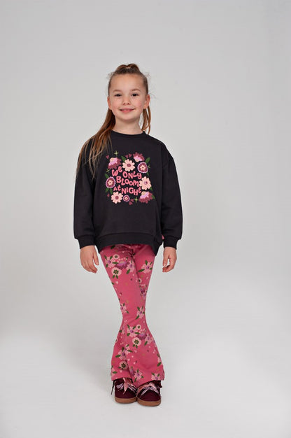 JUBEL Legging Moon Flowers rosa