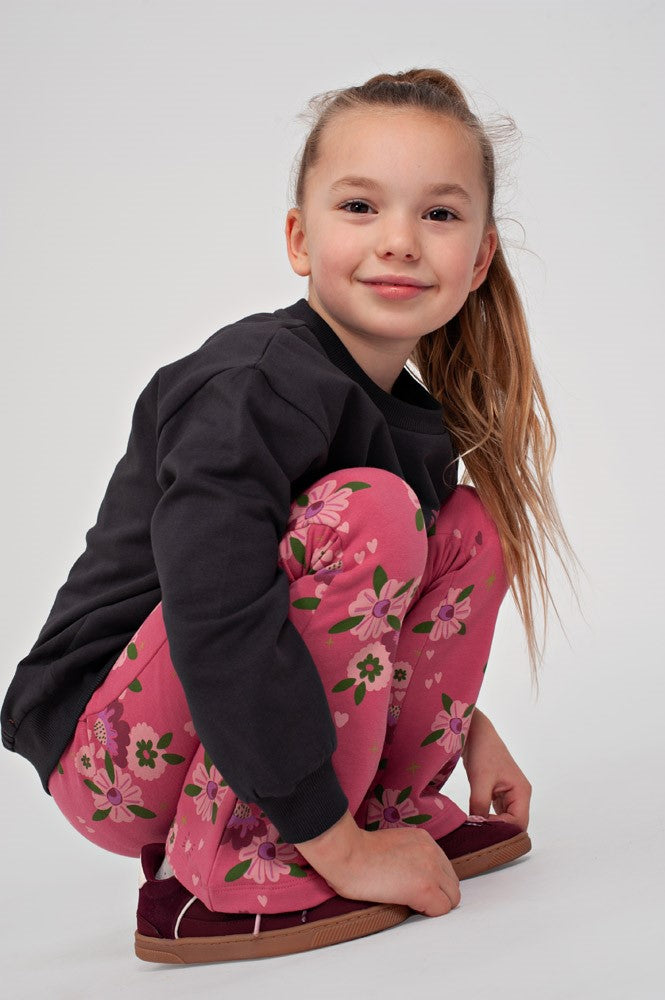 JUBEL Legging Moon Flowers rosa
