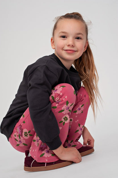 JUBEL Legging Moon Flowers rosa