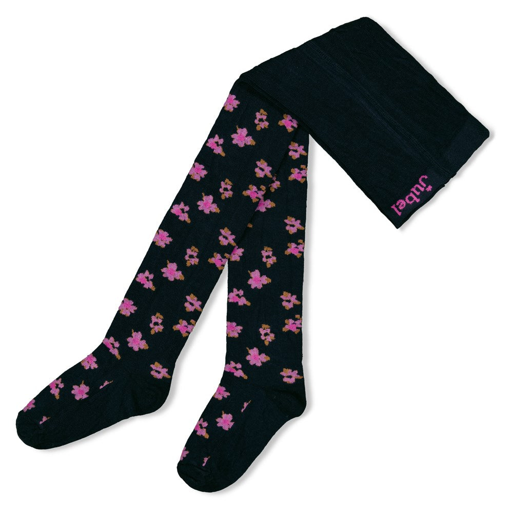 JUBEL Strumpfhose Flowers for Life Blümchen navy