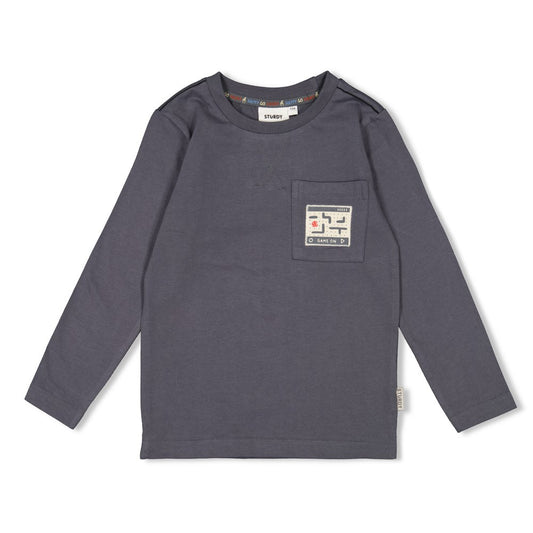 STURDY Shirt Couch Club (Rückenprint) anthrazit