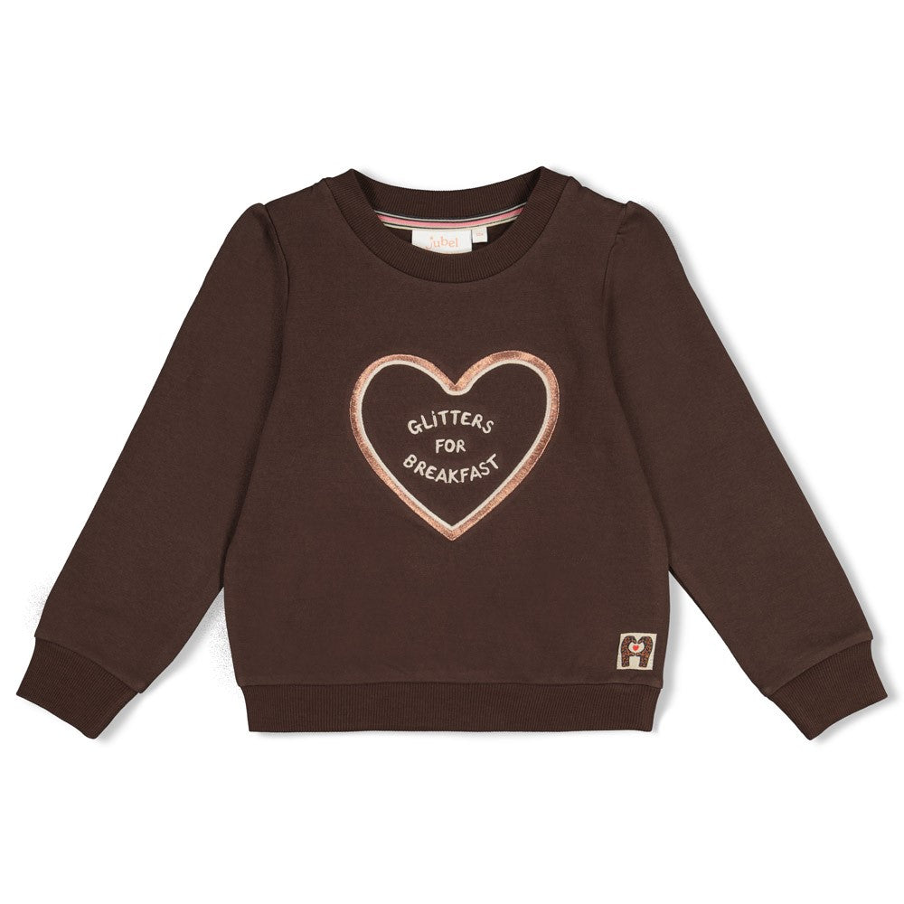 JUBEL Sweatshirt City Chic Herz braun
