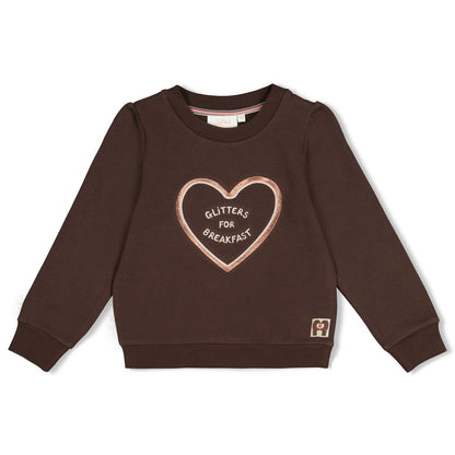 JUBEL Sweatshirt City Chic Herz braun