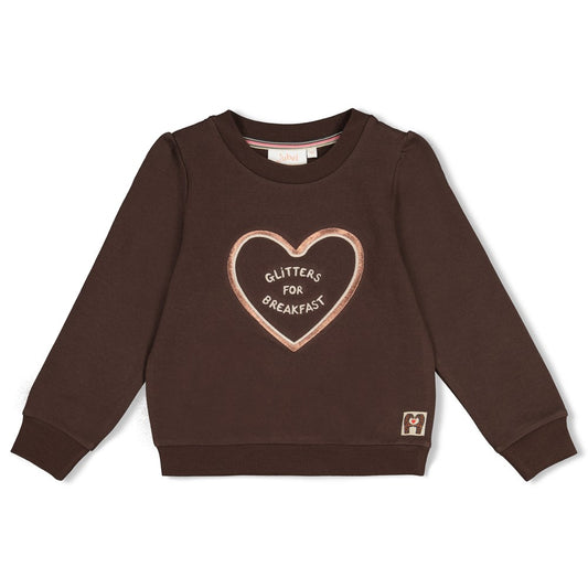JUBEL Sweatshirt City Chic Herz braun