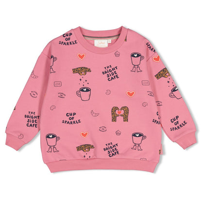 JUBEL Sweatshirt City Chic allover pink
