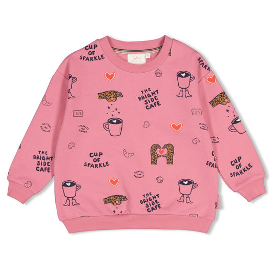 JUBEL Sweatshirt City Chic allover pink