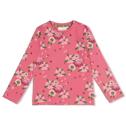 JUBEL Shirt Moon Flowers rosa