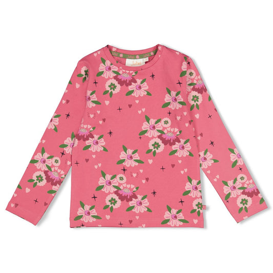 JUBEL Shirt Moon Flowers rosa