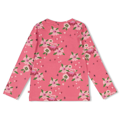 JUBEL Shirt Moon Flowers rosa