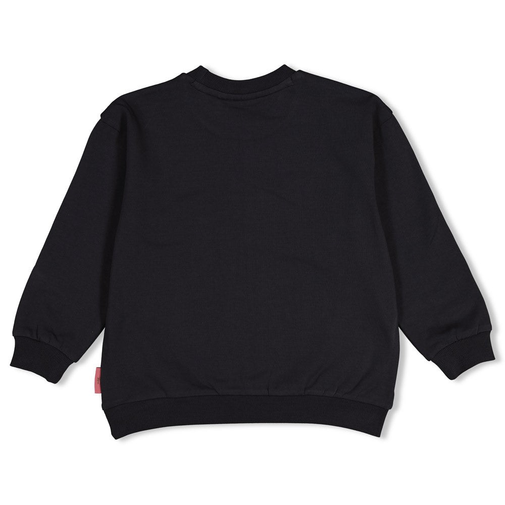 JUBEL Sweatshirt Moon Flowers anthrazit