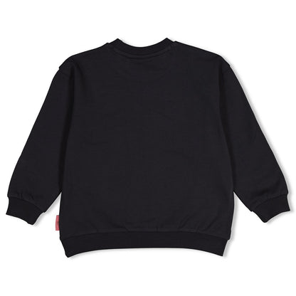 JUBEL Sweatshirt Moon Flowers anthrazit
