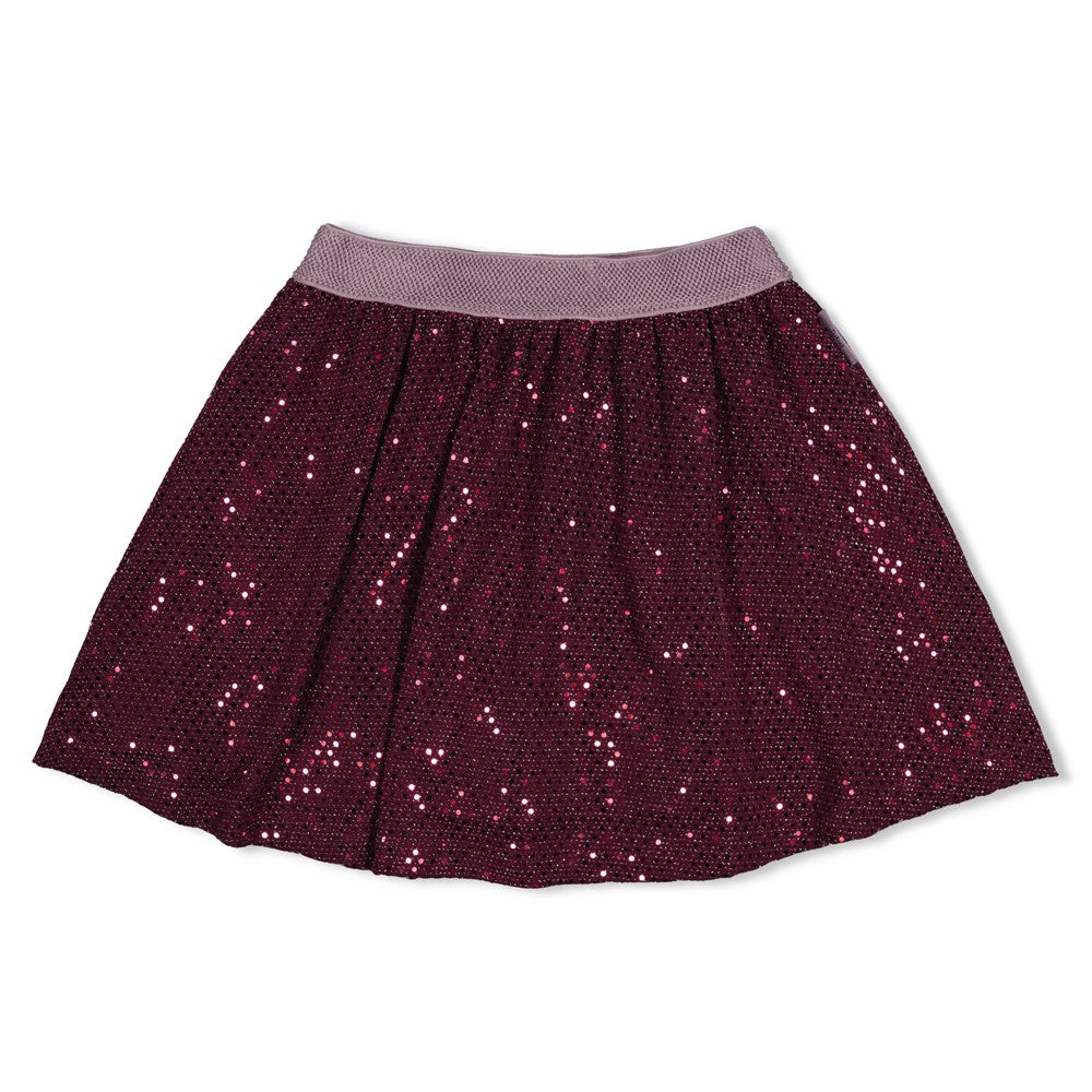JUBEL Paillettenrock Daily Princess bordeaux