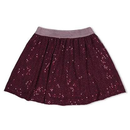JUBEL Paillettenrock Daily Princess bordeaux