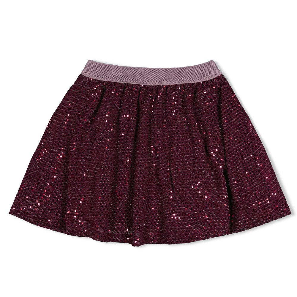 JUBEL Paillettenrock Daily Princess bordeaux