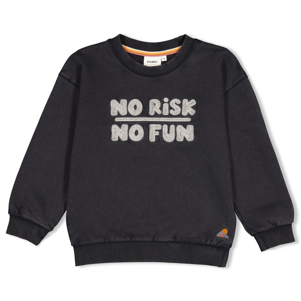 STURDY Sweatshirt Mountain Top anthrazit