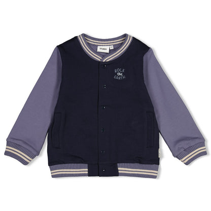 STURDY Sweatjacke Rock the Earth dunkelblau