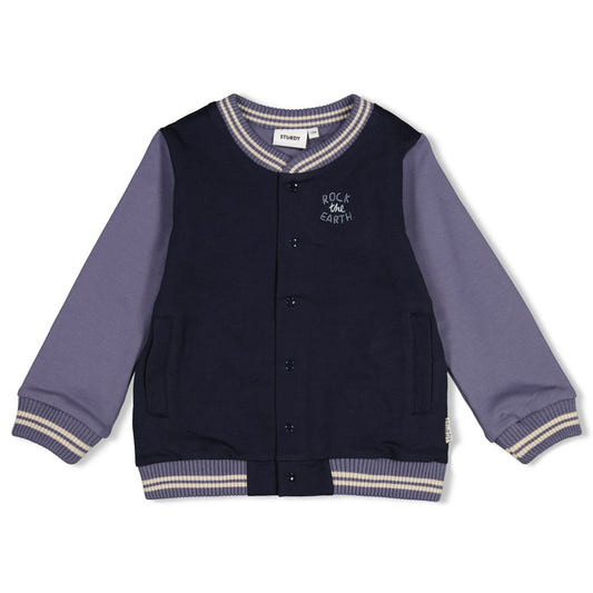 STURDY Sweatjacke Rock the Earth dunkelblau