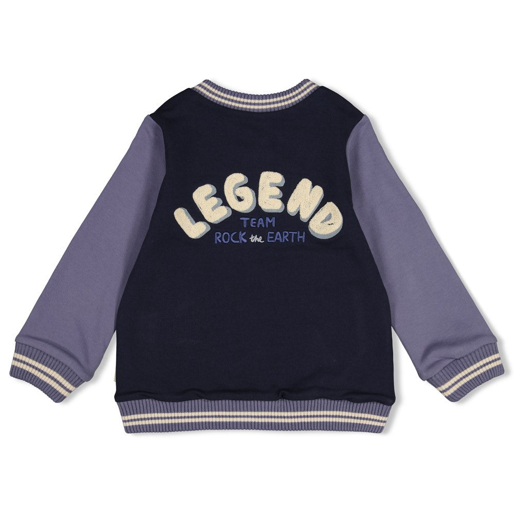 STURDY Sweatjacke Rock the Earth dunkelblau