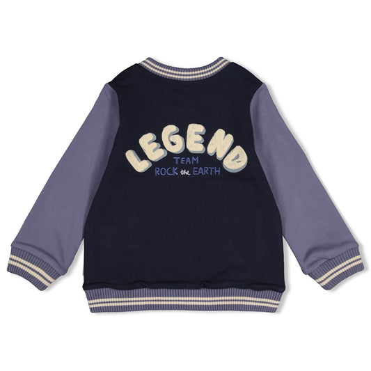 STURDY Sweatjacke Rock the Earth dunkelblau