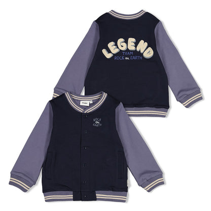 STURDY Sweatjacke Rock the Earth dunkelblau