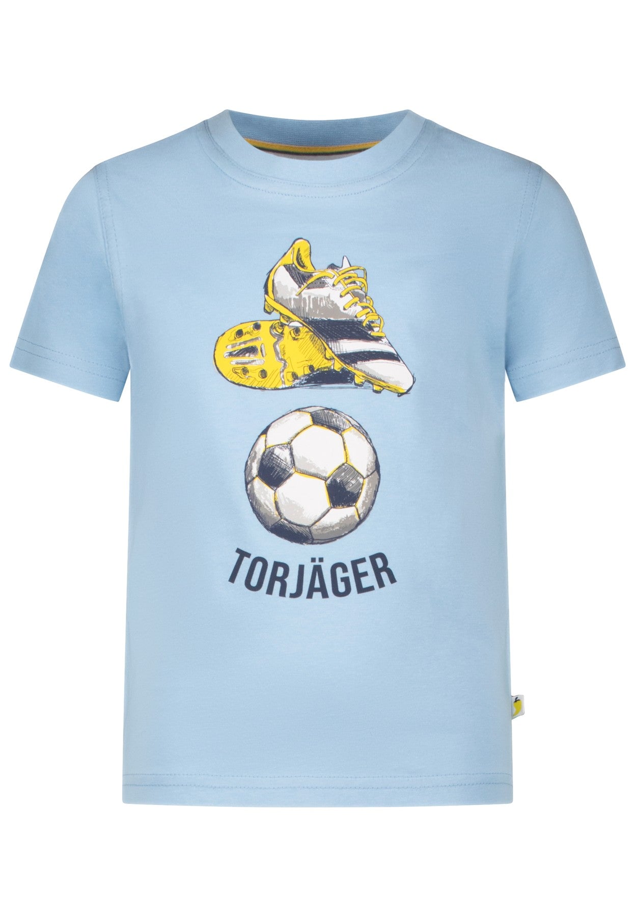 Salt and Pepper T-Shirt Torjäger faded blue - Musterteil