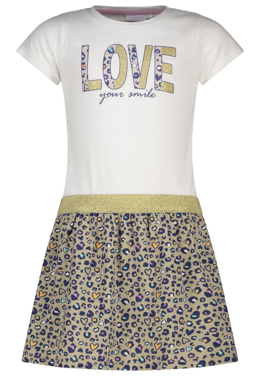 Topo Kleid Leo Love weiß - Musterteil