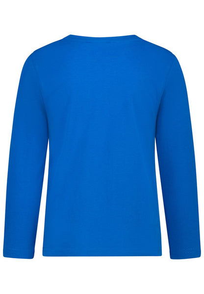 Salt and Pepper Shirt Feuerwehr Rettungsteam signal blue