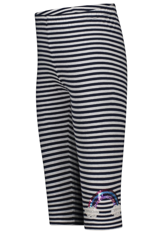 Topo Caprilegging Ringel Regenbogen true navy - Musterteil