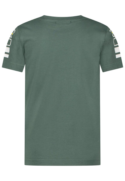 Salt and Pepper T-Shirt Baustelle (Motiv leuchtet) pine green